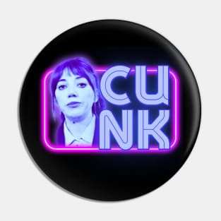 Neon Philomena Cunk Pin