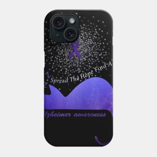 Alzheimer Awareness Spread The Hope Find A Cure Gift Phone Case