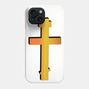 golden cross Phone Case