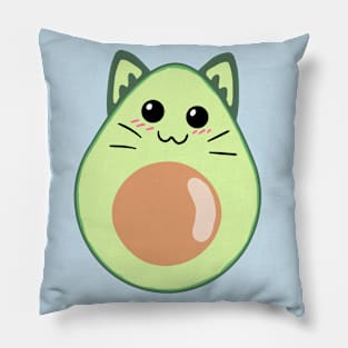 Avocado Kitten Pillow