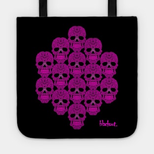 Skulls Purple Sugar by Blackout Design Tote