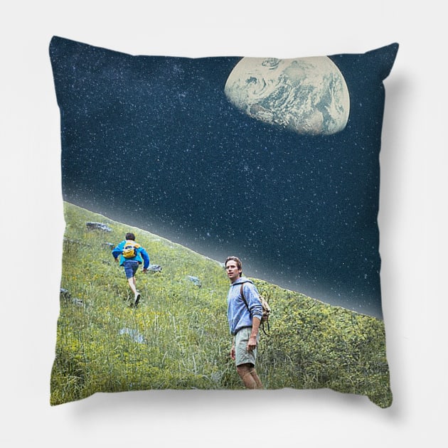 Call me by Your Name - Vintage collage Pillow by notalizard