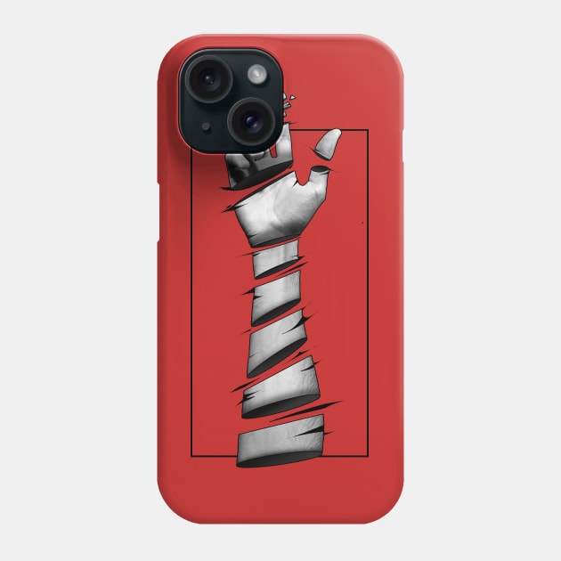 Sliced | Dark Photorealistic Design Phone Case by Lumos19Studio