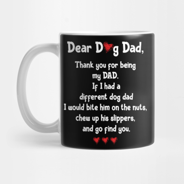 dear dog dad mug