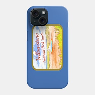 Yellowstone National Park Trails Phone Case