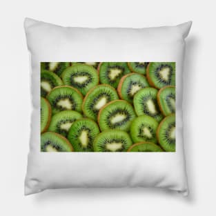 Bright Green Kiwi Pillow