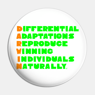 Darwin Acronym by Tai's Tees Pin