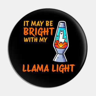 Funny Llama Lamp Lava Lamp Design Pin