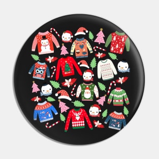 Christmas Sweaters_Green Background Pin