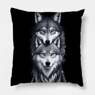 Wolf T Shirt Pillow