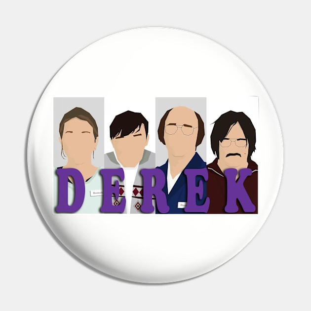 Derek, A Show About Kindness Pin by Pearanoia