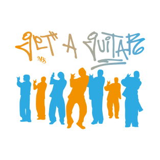 fanart silhouette of the group riize in the get a guitar era T-Shirt