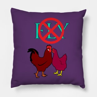 Hen and Rooster Pillow