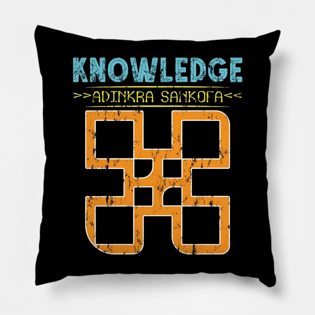 Adinkra Sankofa Symbol. |African Heritage | Black Pride. Pillow by Vanglorious Joy