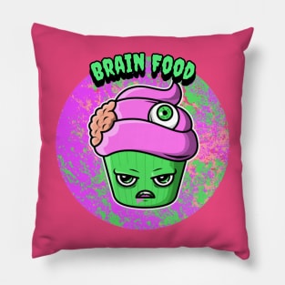 Brain Food Graphic Pillow