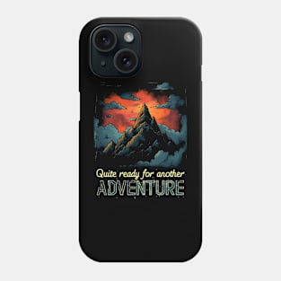 Quite Ready for Another Adventure - Lonely Mountain at Sunset - Fantasy Phone Case