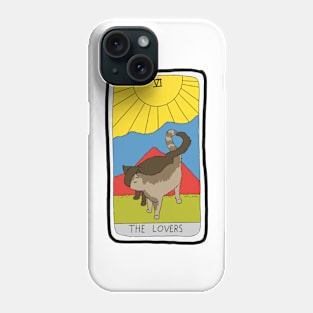 The lovers with cats Phone Case