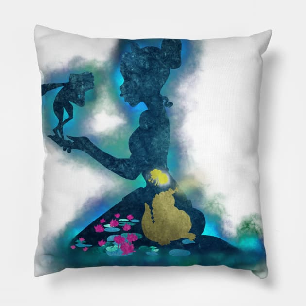 Princess and the frog Pillow by MiniMao design