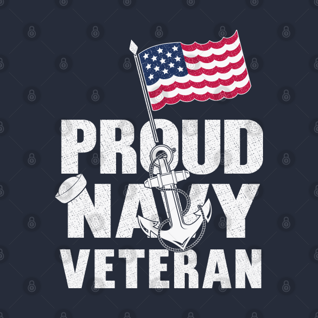 Proud US Navy Veteran - Navy Veteran - T-Shirt