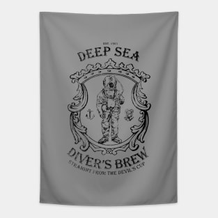 Deep Sea Diver's Brew Est.1901 (distressed) Tapestry