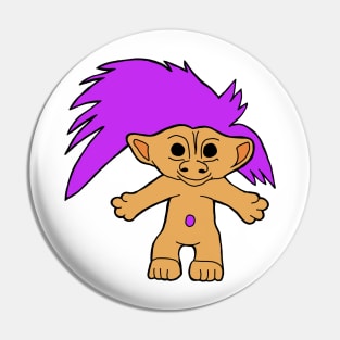 Purple troll Pin