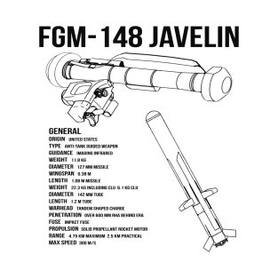 Javelin Anti tank Missile T-Shirt