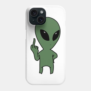 Fuck off Alien - We come in peace Phone Case