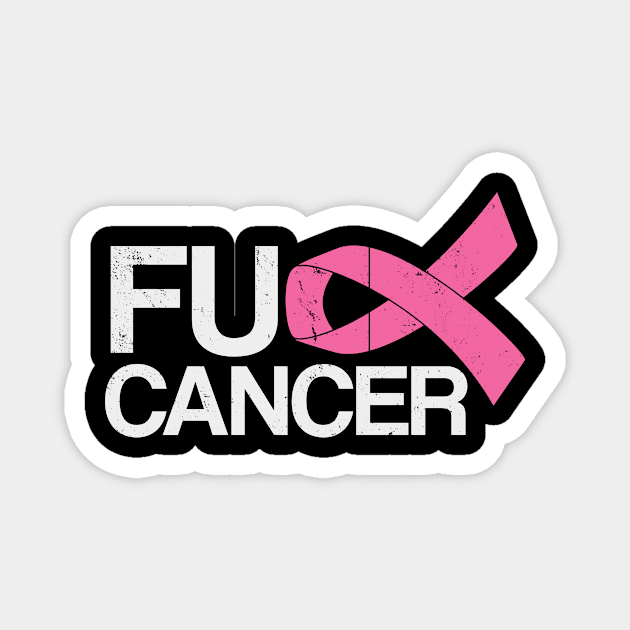 Fuck cancer Magnet by hoopoe