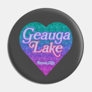 Geauga Lake Amusement Park Aurora Ohio heart Pin