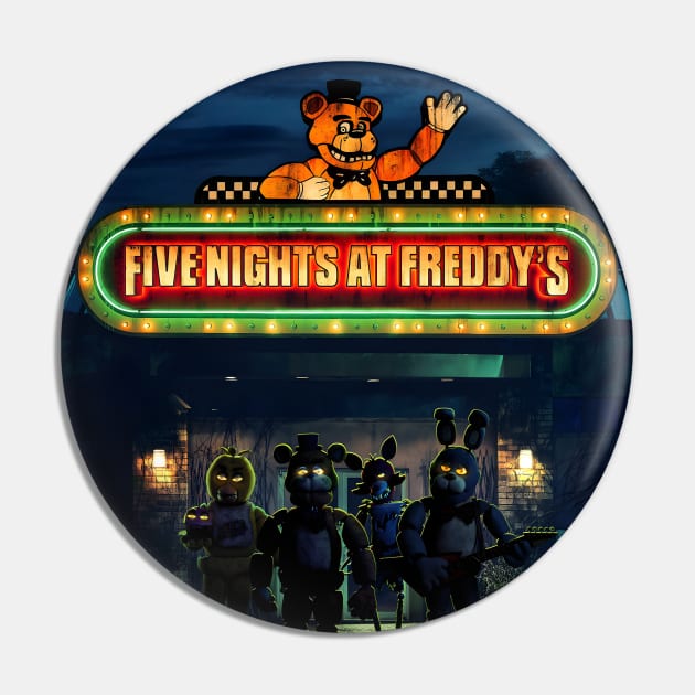 Five Nights at Freddy's - movie poster Pin by Surton Design