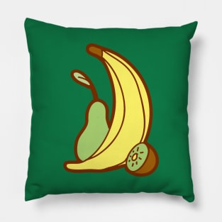Banana Kiwi Pear Pillow