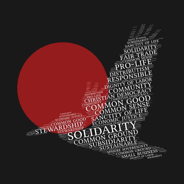 American Solidarity Party Logo Word Cloud by ASP