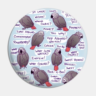 African Grey Parrot Einstein Funny Quotes Pin