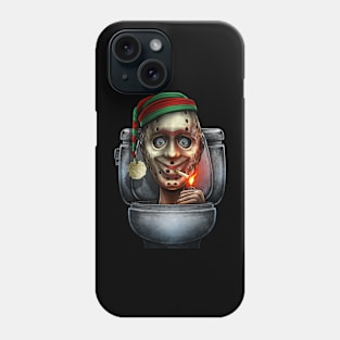 Horror toilet Monster #5 Phone Case