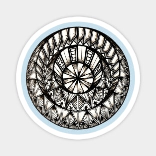 3d mandala Magnet