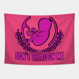 Gadsden Flag Baby Hot Pink Tapestry