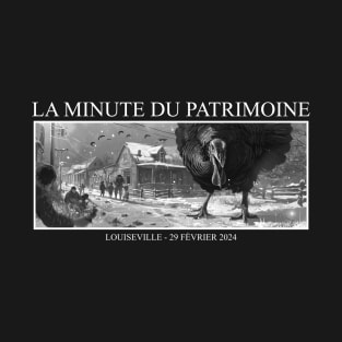 05 LA MINUTE DU PATRIMOINE (dark) T-Shirt