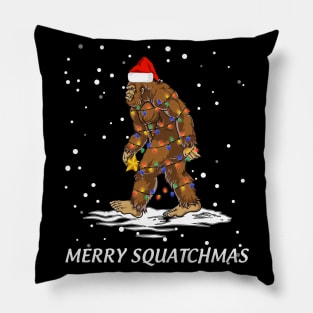 Merry Squatchmas Pillow