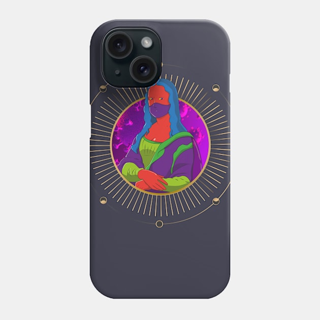 Monalisa 2020 Phone Case by Dead Moon Wear