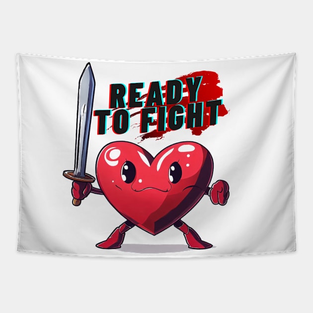 heart fighting Tapestry by ITS-FORYOU