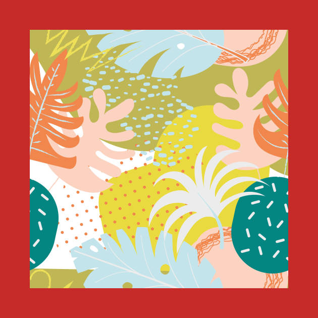 seamless leaves pattern 02 by Choulous79