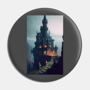 Fantasy castle Pin