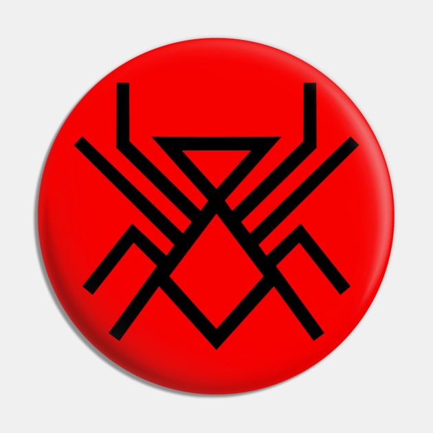 Spider Woman Logo Pin by JamesCMarshall