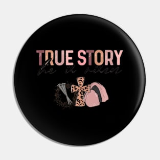 He Is Risen Cross Jesus Easter Day Christians True Story Pin