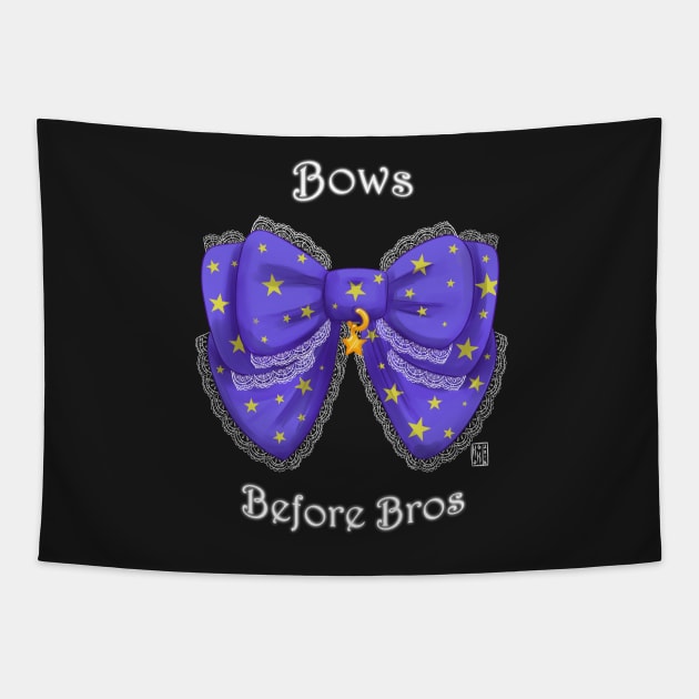 Bows Before Bros (original) Tapestry by Kagekabuki