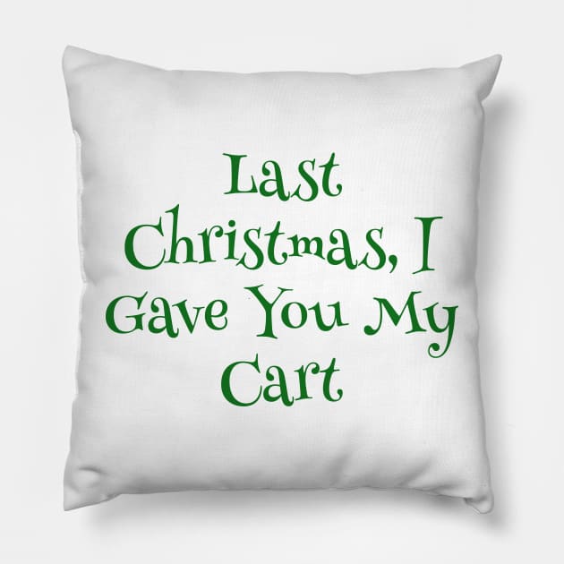 Shopping Serenade: Holiday Generosity Pillow by MEWRCH