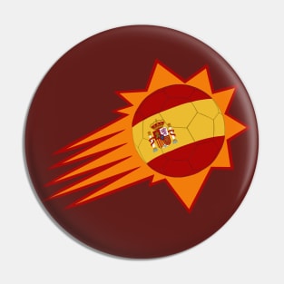 La Furia Roja del Sol Pin