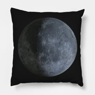 High Rez Moon in detailed 8K Pillow