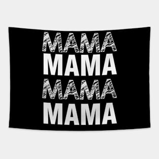 Mama Womens Wife Mom Letter Print Women Funny Graphic Mothers Day Tapestry