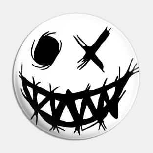 Scary face Pin